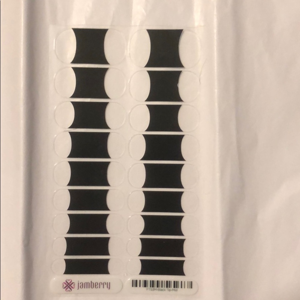 Jamberry Black Tip Mid Full Sheet